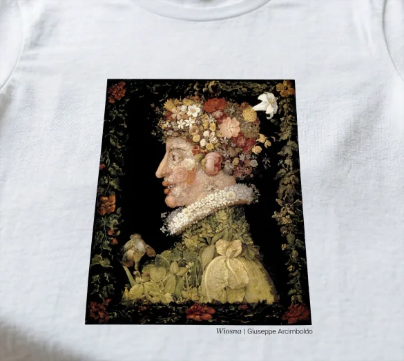 Koszulka z nadrukiem Wiosna Giuseppe Arcimboldo
