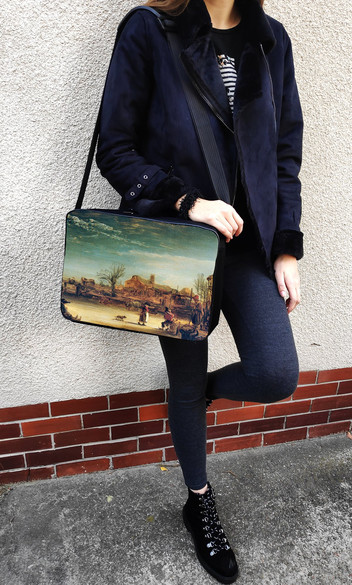 Torba na ramię Zimowy pejzaż Rembrandt