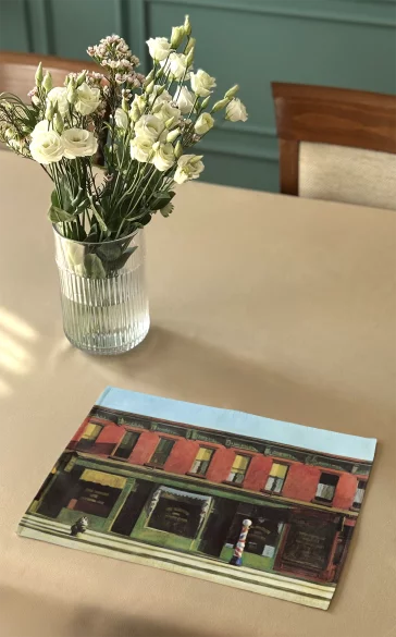 Podkładka na stół Wczesny niedzielny poranek Edward Hopper