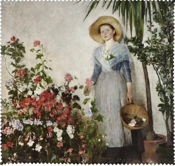 Ściereczka do okularów W oranżerii (W cieplarni) Olga Boznańska