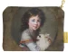 Kosmetyczka mini Portret Elżbiety Mniszchówny z pieskiem Élisabeth Vigée-Lebrun