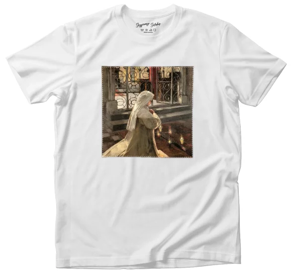 Koszulka z naszywką W Wielki Piątek Olga Boznańska