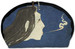 Kosmetyczka Dwór talerzy (Sara yashiki) Katsushika Hokusai