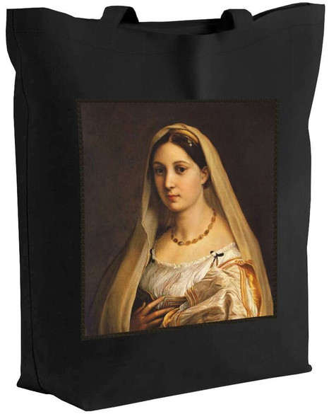 Torba z naszywką Portret kobiety Rafael Santi