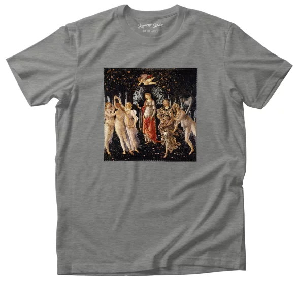 Koszulka z naszywką La primavera (Wiosna) Sandro Botticelli