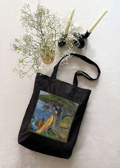 Torba z naszywką Pejzaż z Monterey Wojciech Kossak