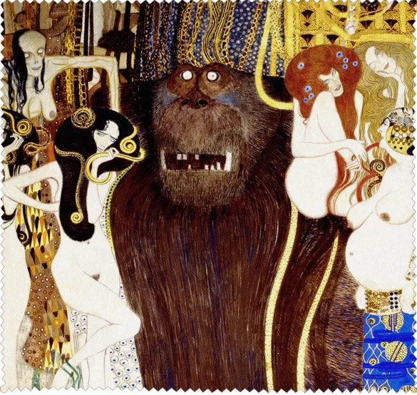 Ściereczka do okularów Fryz Beethovena Gustav Klimt