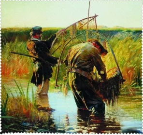 Ściereczka do okularów Rybacy brodzący w wodzie Leon Wyczółkowski