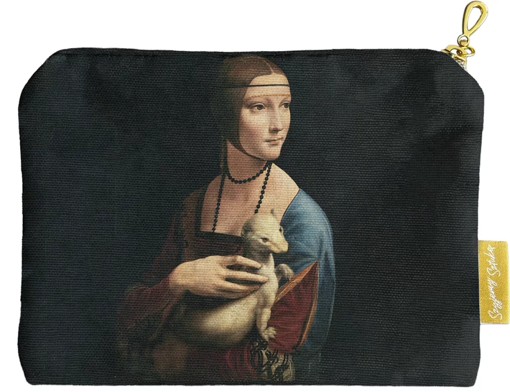 Kosmetyczka mini Dama z gronostajem Leonardo da Vinci