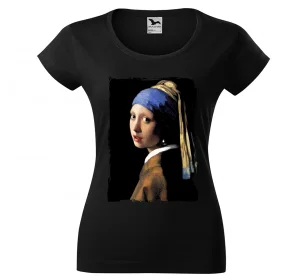 Bluzka damska Dziewczyna z perłą Jan Vermeer