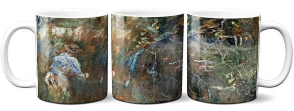 Kubek Kobieta w ogrodzie Berthe Morisot