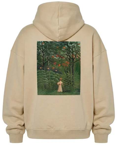 Bluza oversize Woman Walking in an Exotic Forest Henri Rousseau