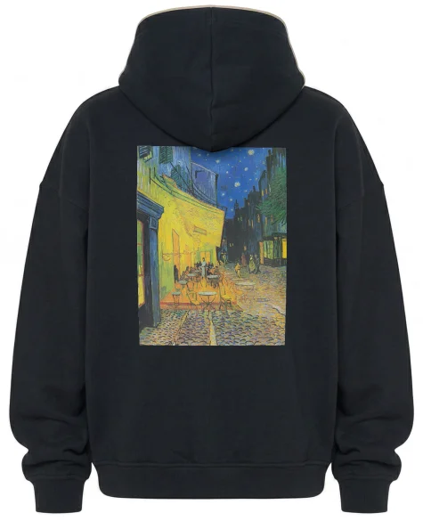 Bluza oversize Taras kawiarni w nocy Vincent Van Gogh