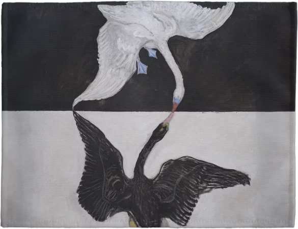Podkładka na stół Łabędź, Nr 1 Hilma af Klint