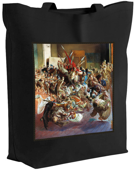 Torba z naszywką Melancholia Jacek Malczewski