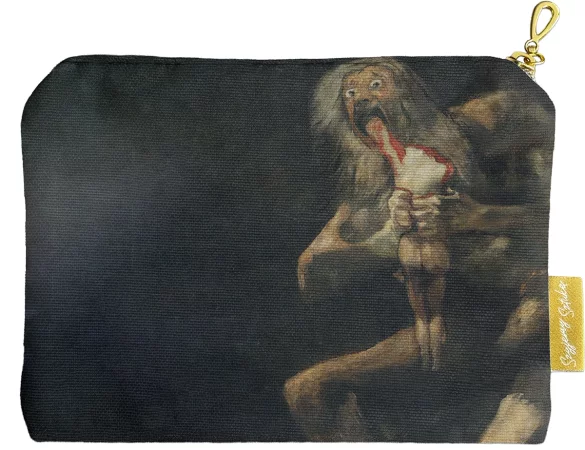 Kosmetyczka mini Saturn pożerający własne dzieci Francisco Goya