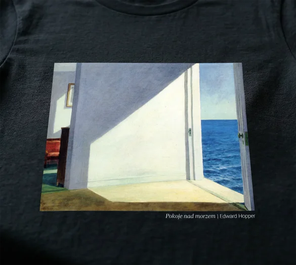 Koszulka z nadrukiem Pokoje nad morzem Edward Hopper