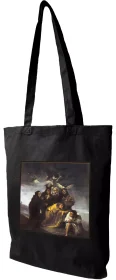 Torba z naszywką Urok Francisco Goya czarna