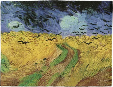 Podkładka na stół Pole pszenicy z krukami Vincent Van Gogh