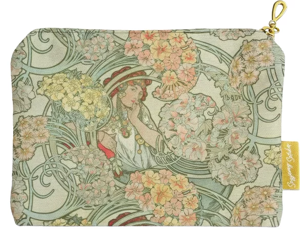 Kosmetyczka mini Langage des fleurs (Język kwiatów) Alfons Mucha