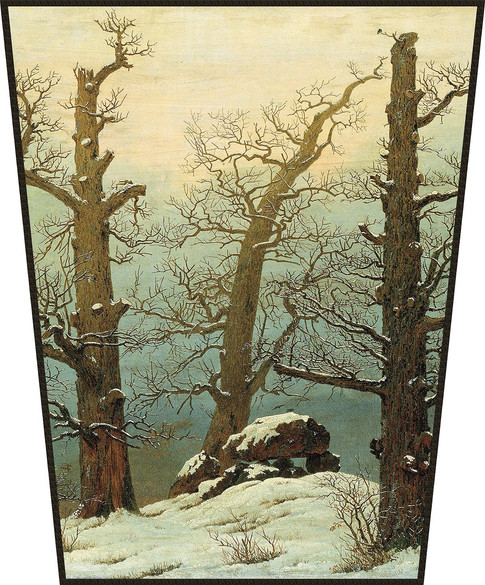 Ekran Dolmen w śniegu Caspar David Friedrich
