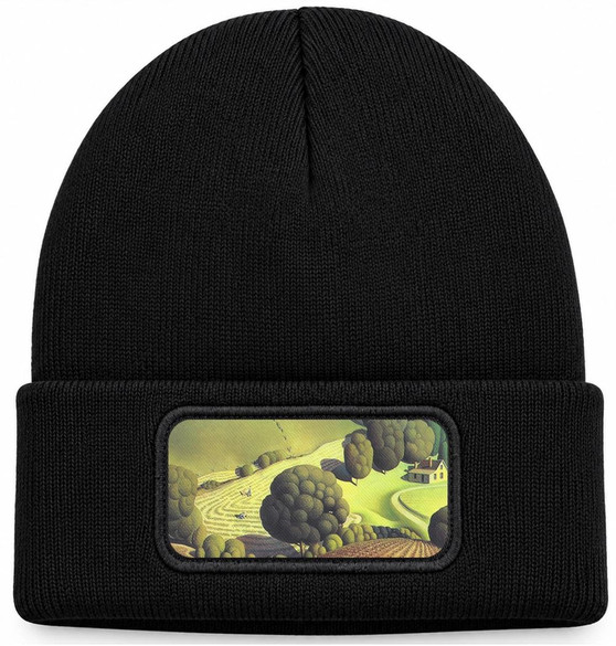 Czapka zimowa Young Corn Grant Wood – czarna