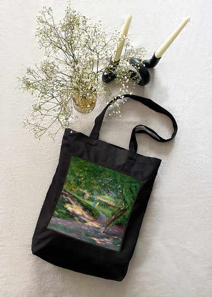 Torba z naszywką W ogrodzie Władysław Podkowiński