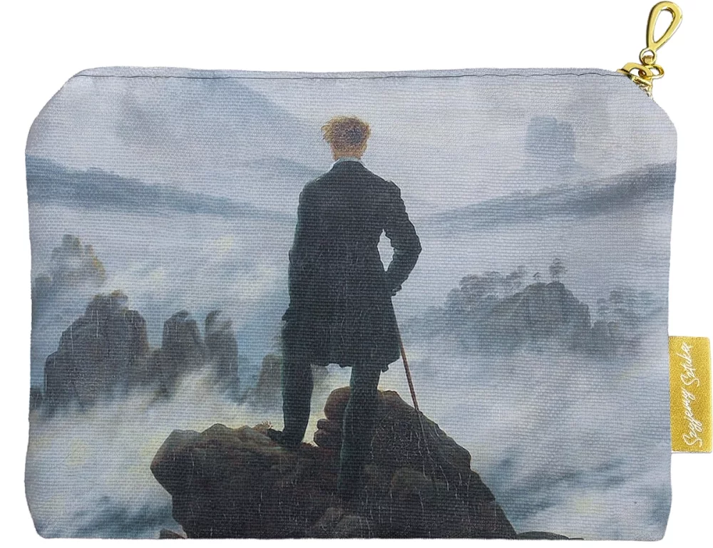 Kosmetyczka mini Wędrowiec nad morzem mgły Caspar David Friedrich