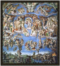 Naszywka Sąd Ostateczny  Michał Anioł