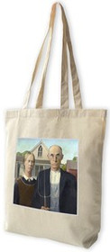 Torba z naszywką American Gothic Grant Wood
