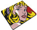 Podkładka Girl with Hair Ribbon Roy Lichtenstein 36x29cm