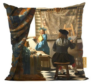 Poduszka Alegoria Malarstwa Jan Vermeer