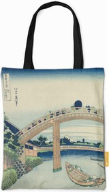 Torba na ramię Pod mostem Mannen w Fukagawa Katsushika Hokusai