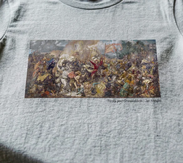 Koszulka z nadrukiem Bitwa pod Grunwaldem Jan Matejko
