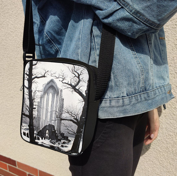 Torba listonoszka Cmentarz w śniegu Caspar David Friedrich