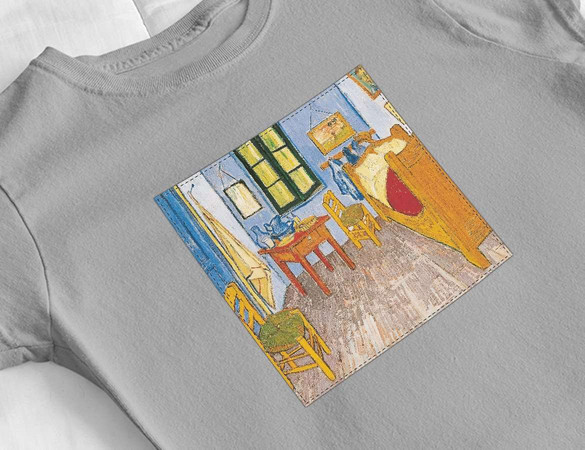 Bluzka damska z naszywką Bedroom Vincent van Gogh
