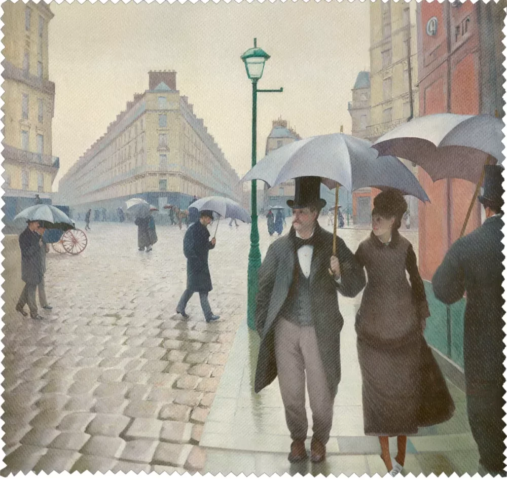 Ściereczka do okularów Paryż. Deszczowy dzień Gustave Caillebotte