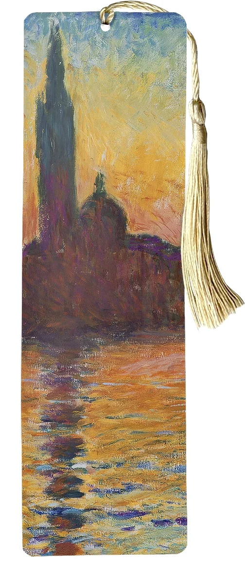 Zakładka do książki San Giorgio maggiore at dusk Claude Monet