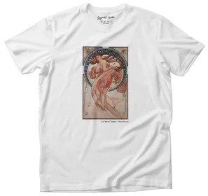 Koszulka z nadrukiem La Danse (Taniec) Alfons Mucha