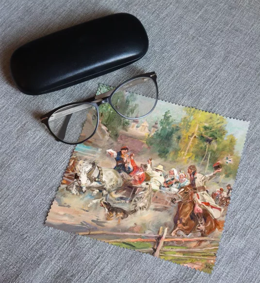 Ściereczka do okularów Wesele krakowskie na drodze Wojciech Kossak