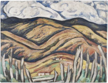 Podkładka na stół Ostatni z Nowej Anglii — początek Nowego Meksyku Marsden Hartley