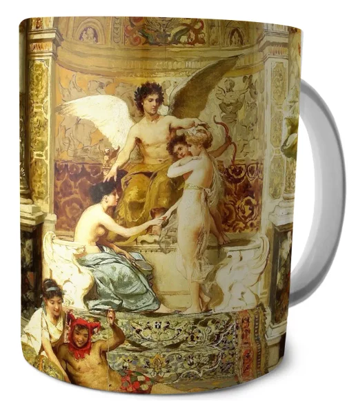 Kubek Kurtyna teatru Juliusza Słowackiego w Krakowie Henryk Siemiradzki