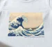 Koszulka z nadrukiem Wielka Fala w Kanagawie Katsushika Hokusai