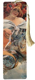 Zakładka do książki Biscuits Lefevre Utile Alfons Mucha