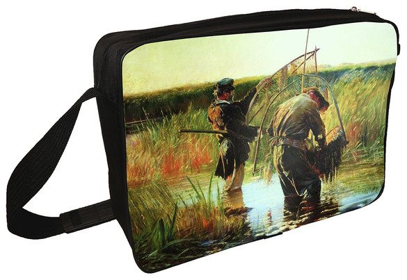 Torba na ramię Rybacy brodzący w wodzie Leon Wyczółkowski