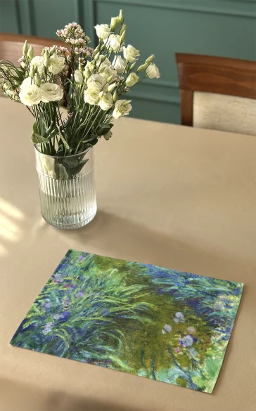Podkładka na stół Irysy Claude Monet