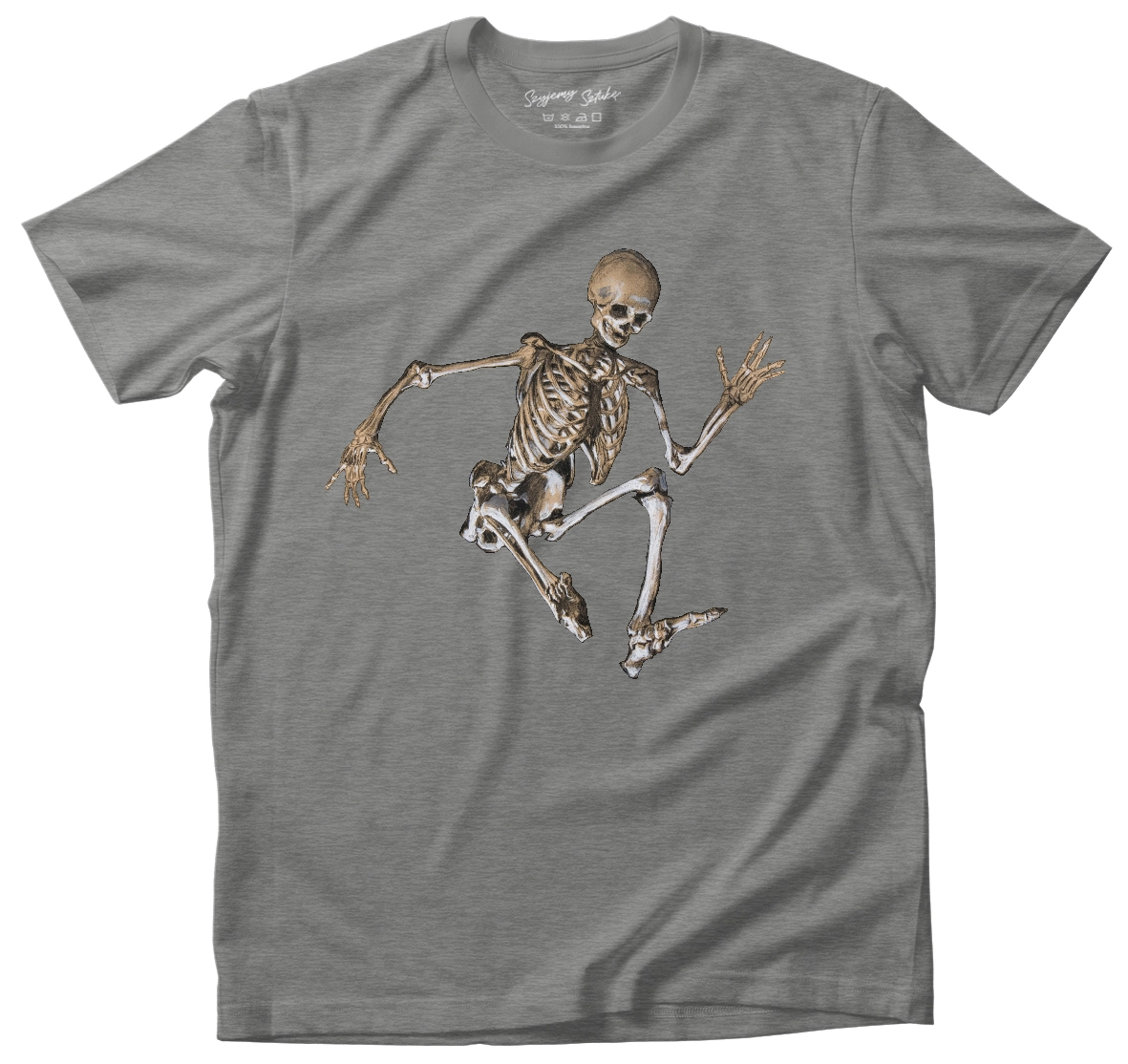 Koszulka Studium szkieletu Władysław Podkowiński– koszulka z nadrukiem obrazu, t-shirt ze sztuką