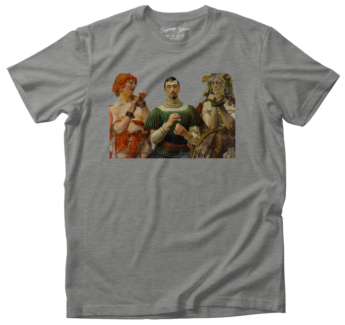 Koszulka ze sztuką Szyjemy Sztukę