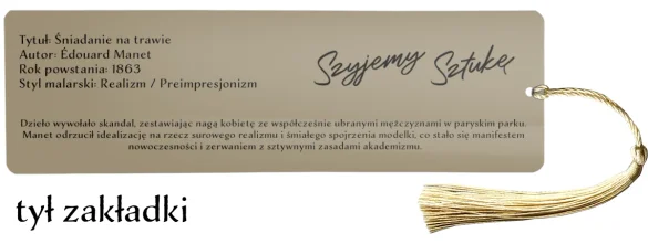 Zakładka do książki Śniadanie na trawie Édouard Manet
