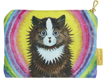 Kosmetyczka mini Kot w tęczy Louis Wain